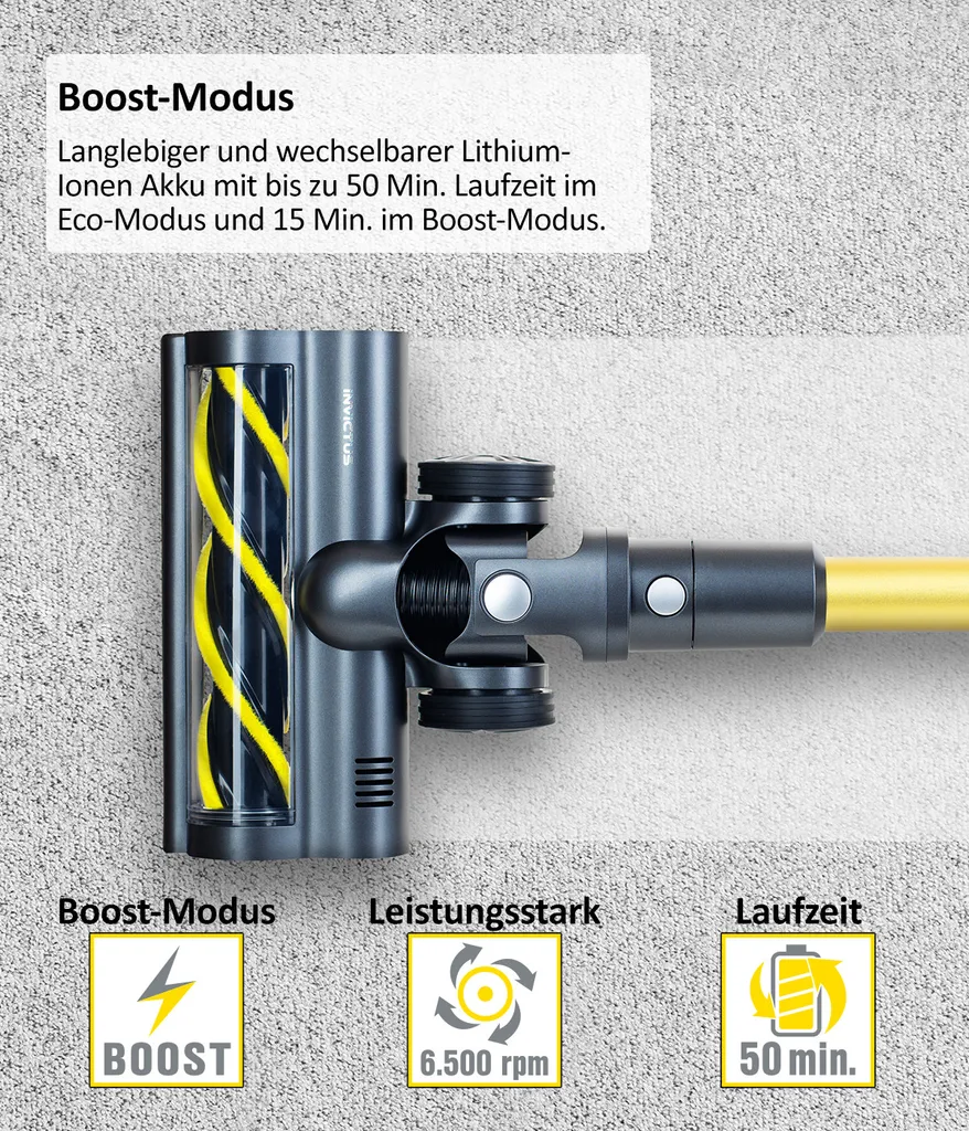 Genius INVICTUS X8 PRO Akkustaubsauger | Set 12-tlg. 7 Genius INVICTUS X8 PRO Akkustaubsauger | Set 12-tlg. – Bild 5
