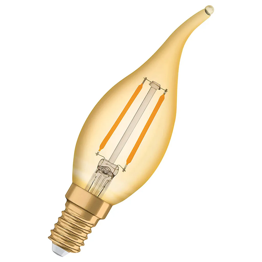 Osram LED Leuchtmittel Vintage 1906 Cla BA E14 1,5W Warmweiß, Amber 3 Osram LED Leuchtmittel Vintage 1906 Cla BA E14 1,5W Warmweiß, Amber