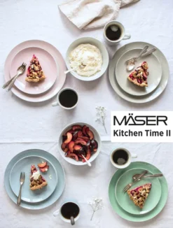 Mäser 931565 Kombiservice Kitchen Time II Für 4 Personen, Porzellan, Grün (1 Set, 16-teilig) 19 Mäser 931565 Kombiservice Kitchen Time II Für 4 Personen, Porzellan, Grün (1 Set, 16-teilig) -Haushaltswaren Store 01694f81bac5c1715372b7dab1c88b17