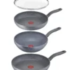 Tefal G13411 Cook Healthy Pfannenset Induktion 6 Tlg, Hohe Wokpfanne Mit Deckel 28cm, Pfanne 30 Cm + 24cm, Alle Herdarten, Spülmaschinenfest, Antihaft-beschichtet, Wok & Bratpfanne Set -Haushaltswaren Store 020034203daf012cbf9379366d425026