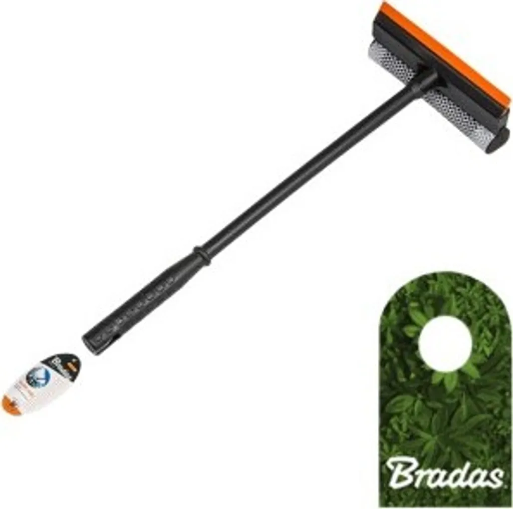 Gummi Fensterwischer Fensterputzer 8" Scheibenreiniger Stiel 50cm BRADAS 5243 4 Gummi Fensterwischer Fensterputzer 8" Scheibenreiniger Stiel 50cm BRADAS 5243 – Bild 2