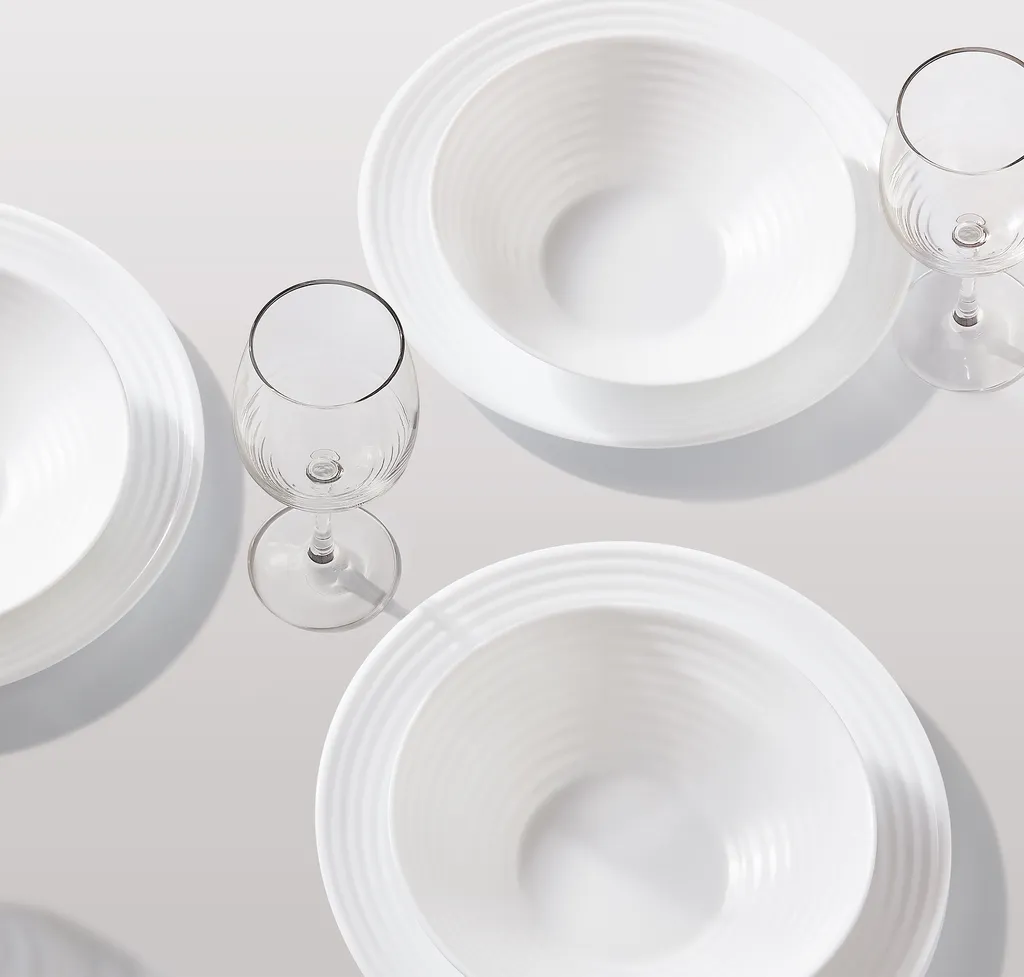 Tafelservice Geschirrset Luminarc Harena 41-tlg. Essservice Hartglas 12 Personen 6 Tafelservice Geschirrset Luminarc Harena 41-tlg. Essservice Hartglas 12 Personen – Bild 4