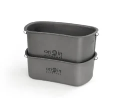 Relags Outdoor Topf-Set Aus TItan Sandgestrahlt Inkl Edelstahlaufhängung Ultraleicht -Haushaltswaren Store 03de73883724848577caba3ef9b51356