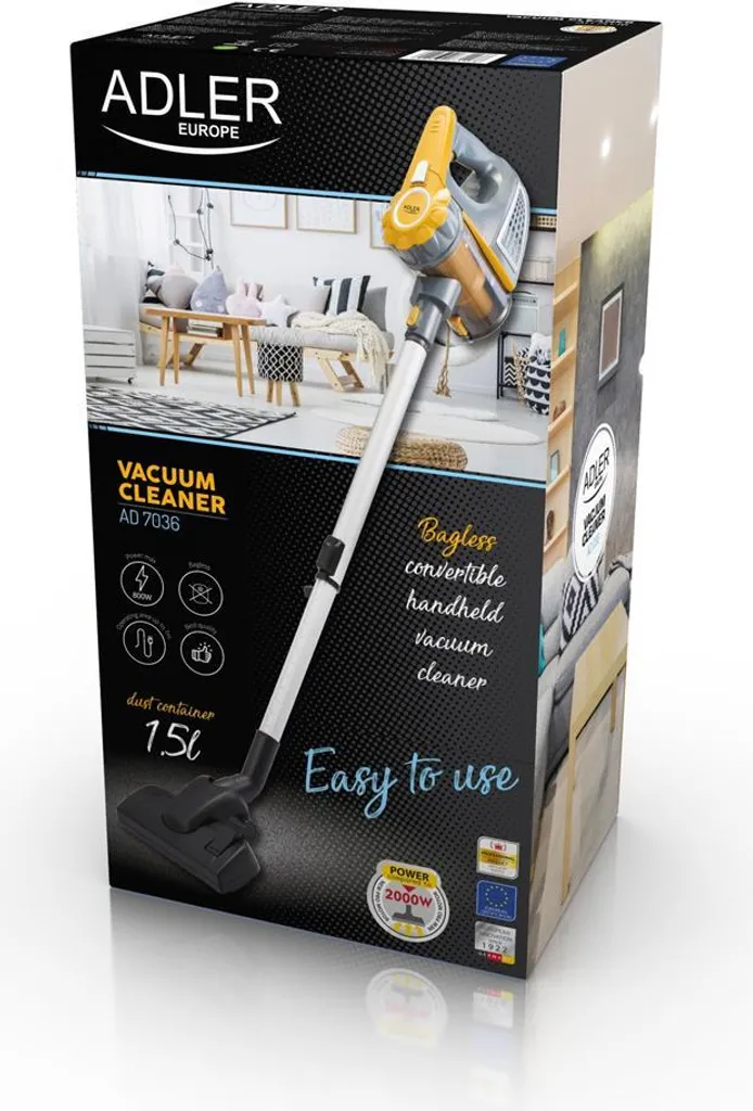 Adler Handstaubsauger AD 7036 Beutellos Autostaubsauger 1,5 L Düsenset 22 Adler Handstaubsauger AD 7036 Beutellos Autostaubsauger 1,5 L Düsenset – Bild 20