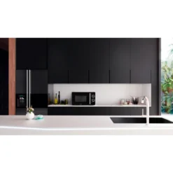 MEDION 2in1 Mikrowelle Mit Grill (20 Liter, 700 Watt, 800 Watt Grill, 5 Leistungsstufen, 3 Kombi-Stufen, Auftaufunktion, MD10495) Schwarz / Silber -Haushaltswaren Store 044a0a8a362f8468fd510f82e79464ec