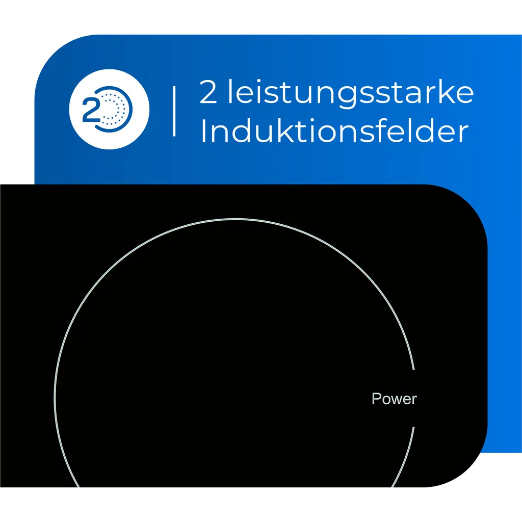 Exquisit Kochfeld EKI 301-5 | Induktion | Touch Control | 2 Kochstellen | Rahmenlos | 3400 W 6 Exquisit Kochfeld EKI 301-5 | Induktion | Touch Control | 2 Kochstellen | Rahmenlos | 3400 W – Bild 4