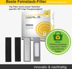 Feinstaub-Filter (2 Stück) Für Ecovacs Deebot N8, N8 Pro, N8 Pro Plus -Haushaltswaren Store 054647f51316eeda0c511f05efbadb90
