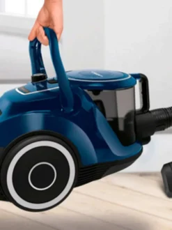 Bosch Staubsauger Beutellos Serie 6 BGC41X36, Bodenstaubsauger, Ideal Für Allergiker, Hygiene-Filter, Bodendüse Für Parkett, Teppich, Fliesen, Starke Saugleistung, Leise, 700 W, Blau -Haushaltswaren Store 05bc2f64d962b55fd330b06e7caf0843