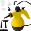 COSTWAY Handdampfreiniger Inkl. 9 Zubehörteil 3 Bar/350ml/1050W/3-5min Aufheizzeit Dampfreiniger Handgerät Gelb -Haushaltswaren Store 06df54364da5aca79d79c1b1500301dc