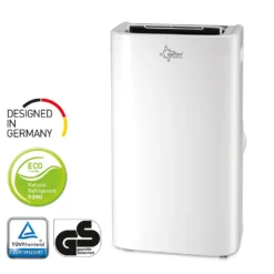 SUNTEC Mobiles Lokales Klimagerät SNOW 12.000 Eco R290 [3 In 1 - Kühlen, Ventilieren, Entfeuchten, Für Räume Bis 130 M³ (60 M²), Max. 3.400 W] -Haushaltswaren Store 070084a7dd7f4ae90664f90914e70ba5