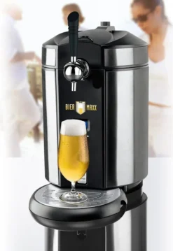 Biermaxx 05581 Bierzapfanlage Mit 3x CO2 Kapseln Und Kühlung ; Maße Ca.: 41,5 X 28 X 42 Cm -Haushaltswaren Store 07b6427b9023763820cfba95b1a2a0d0