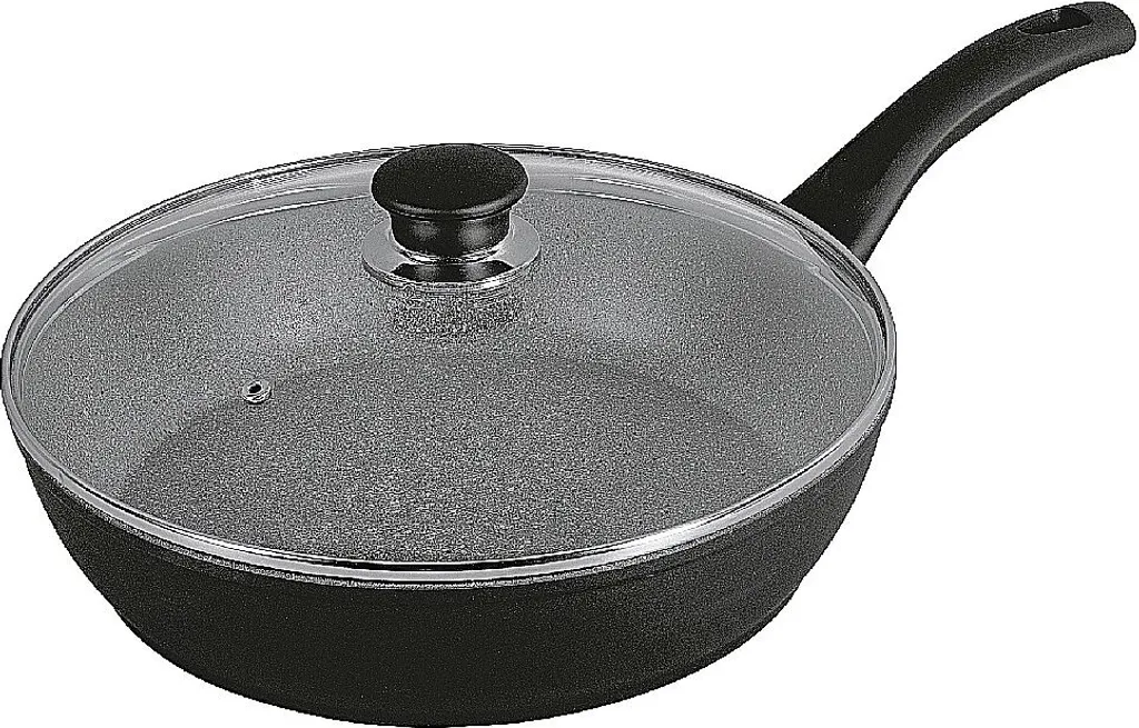 Ballarini Schmorpfanne 28cm Bari Mit Glasdeckel 4 Ballarini Schmorpfanne 28cm Bari Mit Glasdeckel – Bild 2