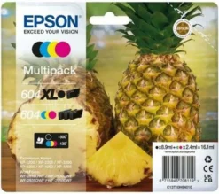 Epson® Epson 604XL, Hohe (XL-) Ausbeute, 8,9 Ml, 2,4 Ml, 500 Seiten, 4 Stück(e), Multipack
