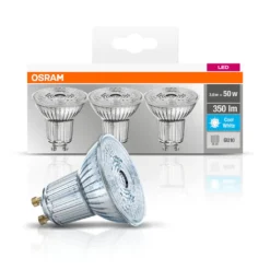 Osram LED Lampe Ersetzt 50W Gu10 Reflektor - Par16 In Transparent 4,3W 350lm 4000K 3er Pack -Haushaltswaren Store 0a3cf02d644f65f8b29107da4d03d477