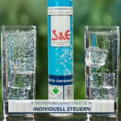 2 X CO2 Reserve-Zylinder Für 425g | 60l Sprudel-Wasser - Kohlensäure Nachfüll-Flasche Kompatibel Mit Soda Wasser-Sprudler -Haushaltswaren Store 0c44c6ee82ca03f89d5f407b39ec7fd6