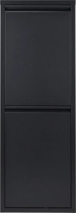 Naturn Living™ Mülleimer Aus Metall | Mülleimer Mülltrennung 2 Container | Mülleimer | Papierkörbe | Abfalleimer | Mattschwarz -Haushaltswaren Store 0c56a7ba2a0801fb39768d10eeda2f1e