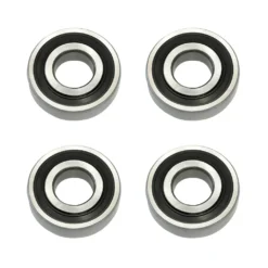 4 Stück Rillenkugellager 6203 17 X 40 X 12 Mm 2RS Kunststoffdichtung