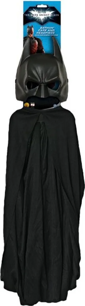 Batman-Kostümset Mit Umhang Und Maske Schwarz 3 Batman-Kostümset Mit Umhang Und Maske Schwarz