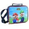 Super Mario Und Luigi Lunchbag Kinder Umhängetasche Schulter-Tasche Lunch-Bag Isoliert Kühltasche