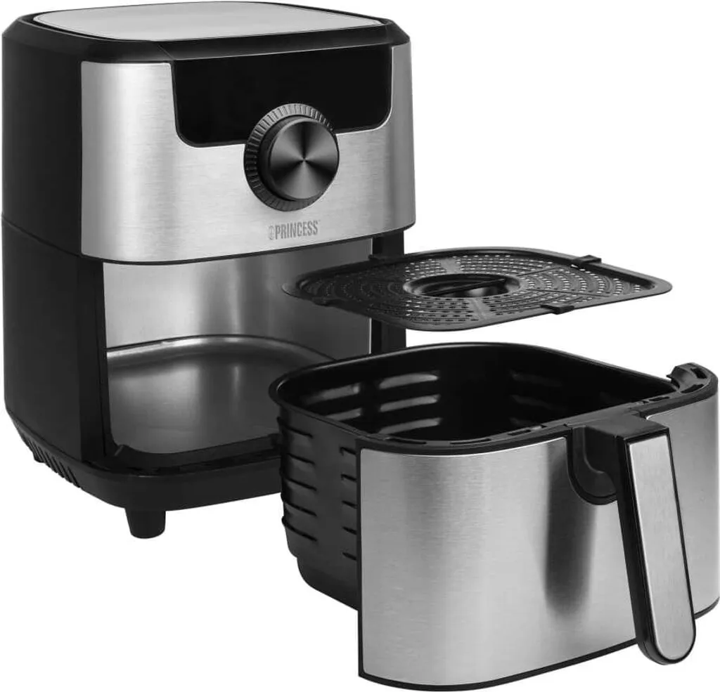 Princess Aerofryer Smart 1500 W 4,5 L Silbern 5 Princess Aerofryer Smart 1500 W 4,5 L Silbern – Bild 3