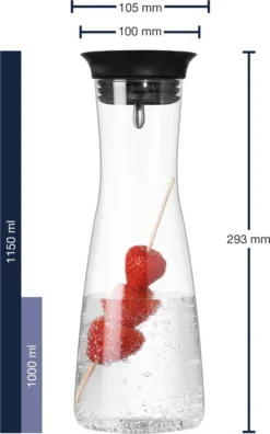Leonardo - Wasserkaraffe CIAO 1000 Ml -Haushaltswaren Store 0e0fdbdbd4583b6be2cb4e1a67b36b10