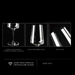 KROSNO Infinity Rotweingläser, 6er-Set, 500 Ml -Haushaltswaren Store 0e2a0f207d7cb3a443fda89519f55be5