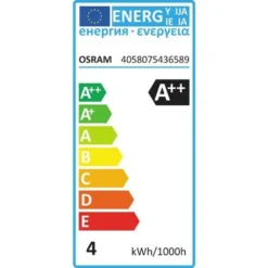 Osram LED Filament Leuchtmittel Kerze 4W = 40W E14 Klar 470lm Warmweiß 2700K -Haushaltswaren Store 0e6e75623ebdd59cbe11fa491dd96c85
