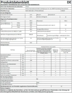 Amica KGCN 388 180 E Side-by-Side - Edelstahl -Haushaltswaren Store 0f013e90d3f9821267e5b750bfd10d85
