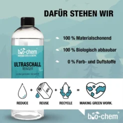 BioChem Ultraschallreiniger Konzentrat, 1000 Ml, Flüssigkeit (Konzentrat), Flasche, Für Die Nutzung Im Innenbereich Geeignet -Haushaltswaren Store 0f2976ac33042aba2ec563139ded7f3b