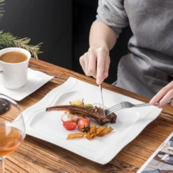 MALACASA, Serie Mario, 28-teilig Kombiservice Aus Porzellan Geschirrset Mit Je 6 Schalen, 6 Dessertteller, 6 Suppenteller, 6 Speiseteller, 2 Rechteckige Platten Und 2 Salz- Und Pfefferdosen -Haushaltswaren Store 0fbc7cfa1668e9109c19018146b4b68a