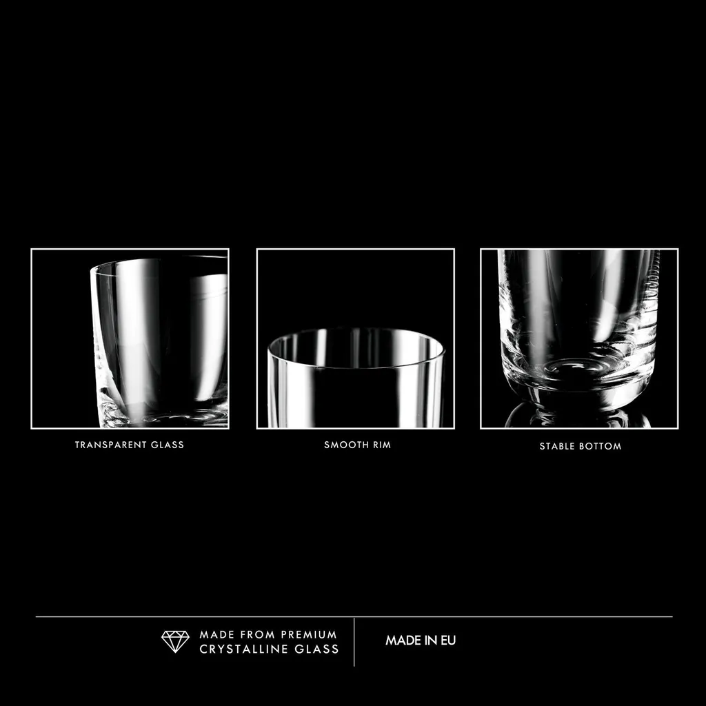 KROSNO Glamour Whiskygläser, 6er-Set, 300 Ml 10 KROSNO Glamour Whiskygläser, 6er-Set, 300 Ml – Bild 8