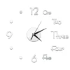 3D Wanduhr Rahmenlose Spiegel Wanduhr 50cm Grosse Stumm Wandaufkleber Wanduhr Wohnzimmer Hauptdekorationen, Silber 1 3D Wanduhr Rahmenlose Spiegel Wanduhr 50cm Grosse Stumm Wandaufkleber Wanduhr Wohnzimmer Hauptdekorationen, Silber -Haushaltswaren Store 10b7de83cbee2d0198e1b346d40df046