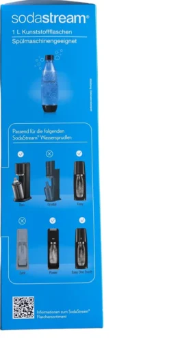 SODASTREAM Tritan-Flasche Fuse Duo (1 L PET Flasche, Nur Für SodaStream Duo-Wassersprudler) -Haushaltswaren Store 10bf3cb4213e21b266c36b020902bc77