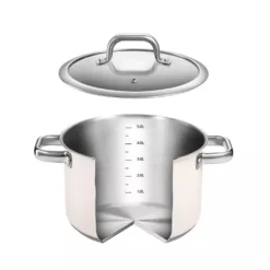 Topf Mit Glasdeckel Kochtopf INDUKTION Edelstahl SUPPENTOPF Weiß TESCOMA 6 L -Haushaltswaren Store 1153317fd77154a5497a95267d840c5f