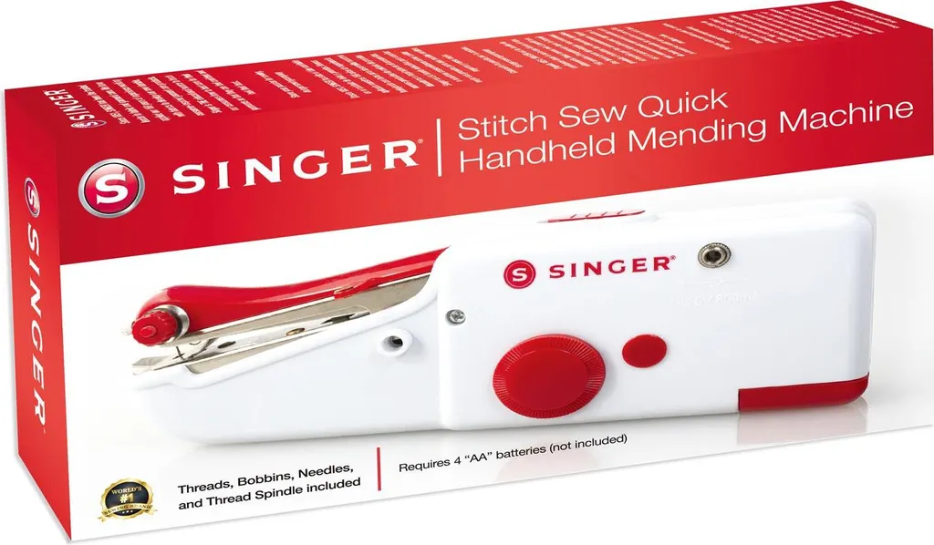 Singer Handnähmaschine Rot/weiß 5 Singer Handnähmaschine Rot/weiß – Bild 3