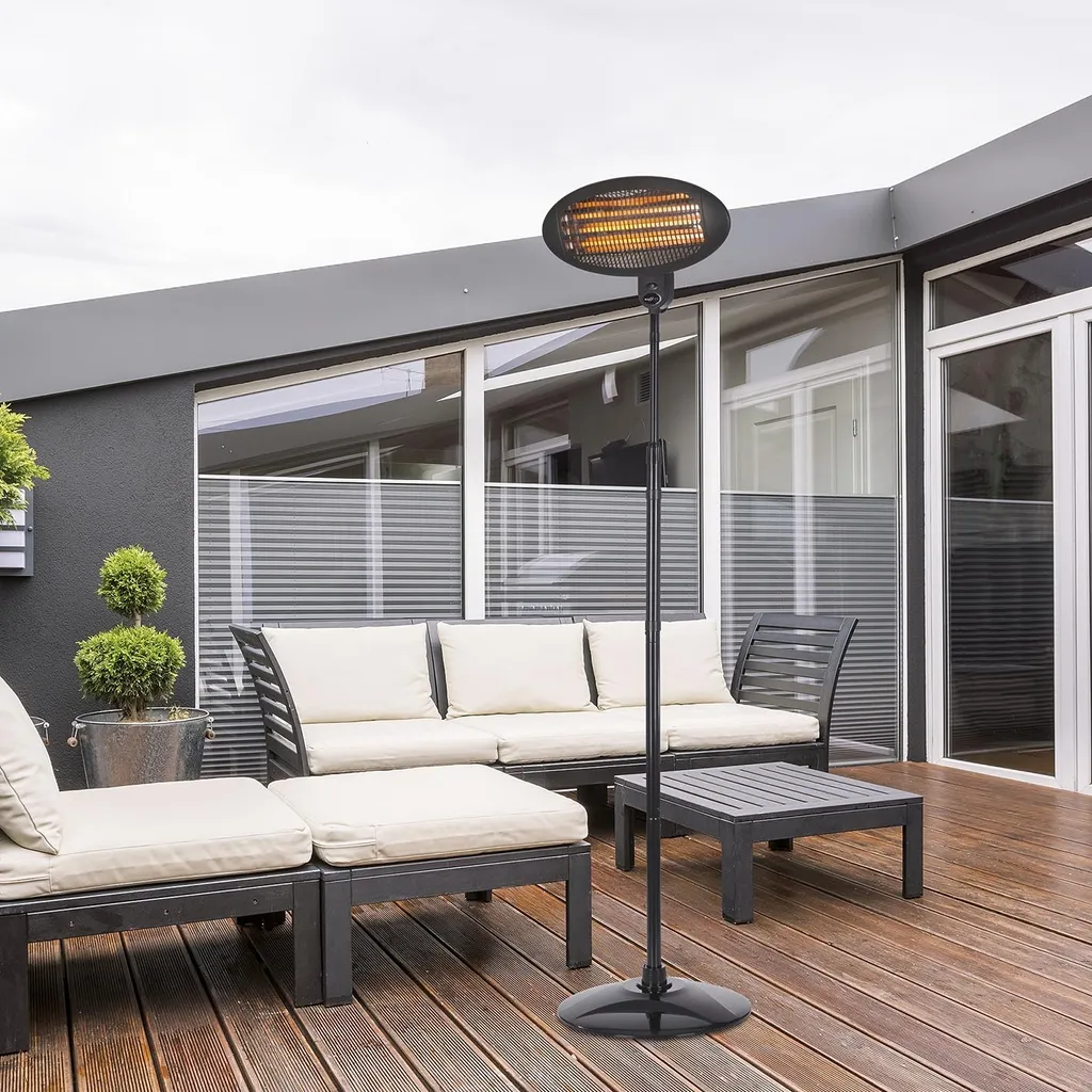 Heizstrahler Mit Standfuß 3 Heizstufen Elektrisch Infrarot Terrasse Balkon Baby 3 Heizstrahler Mit Standfuß 3 Heizstufen Elektrisch Infrarot Terrasse Balkon Baby
