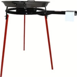 'Vaello' Set: Gasbrenner 40cm, Ständer & Paellapfanne, Welcher Gasanschluß ?:Deutsch (DE / AT)