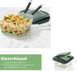 Genius Nicer Dicer Chef 37-tlg Set Gemüseschneider Inkl. 3 In 1 Siebschüssel; A81893 -Haushaltswaren Store 1208d4f8b3c9c524d03ef7592a5fd947