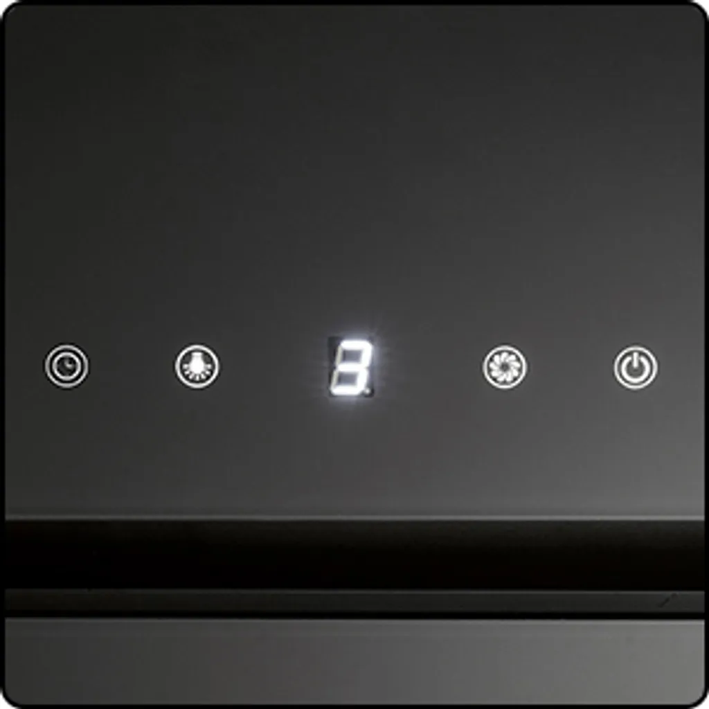 Bomann DU 771.1 G Kopffreie Vertikal-Dunstabzugshaube / 60 Cm/ LED Display/Touch Control/Umluft-oder Abluftbetrieb / 3 Leistungsstufen / 603 M³/h / Schwarz/Edelstahl 8 Bomann DU 771.1 G Kopffreie Vertikal-Dunstabzugshaube / 60 Cm/ LED Display/Touch Control/Umluft-oder Abluftbetrieb / 3 Leistungsstufen / 603 M³/h / Schwarz/Edelstahl – Bild 6