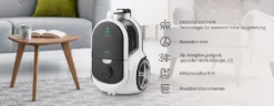 ETA STORMY HOME Beutelloser Staubsauger ETA051790000, 800W, HEPA Filtr, ECO Motor, Endless Suction, 360° Schwenkbares Rad -Haushaltswaren Store 1317f5ff889d680f85cfa6de16989b65