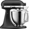 KitchenAid Küchenmaschine ARTISAN PREMIUM 4,8 Liter 5KSM185PSEBK Gusseisen Schwarz -Haushaltswaren Store 135371582eb93484e141fa38909b38ba