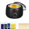 Wachs-Haarentfernung, Wachswärmer/Wachswärmer Elektrischer Wachswärmer Haarentfernungs-Wachs-Kit, 4 X 100 G Hartwachsbohnen + 20 Wachsstäbchen -Haushaltswaren Store 13ecb5d706b18cb55fc668a54a87259f