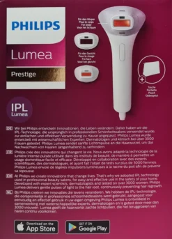 Philips BRI944/00 Lumea Prestige IPL Haarentfernungsgerät Mit SenseIQ Technologie Inkl. 2 Aufsätze -Haushaltswaren Store 14b3e5058ad1e66b3ac8f6dfe060b15d