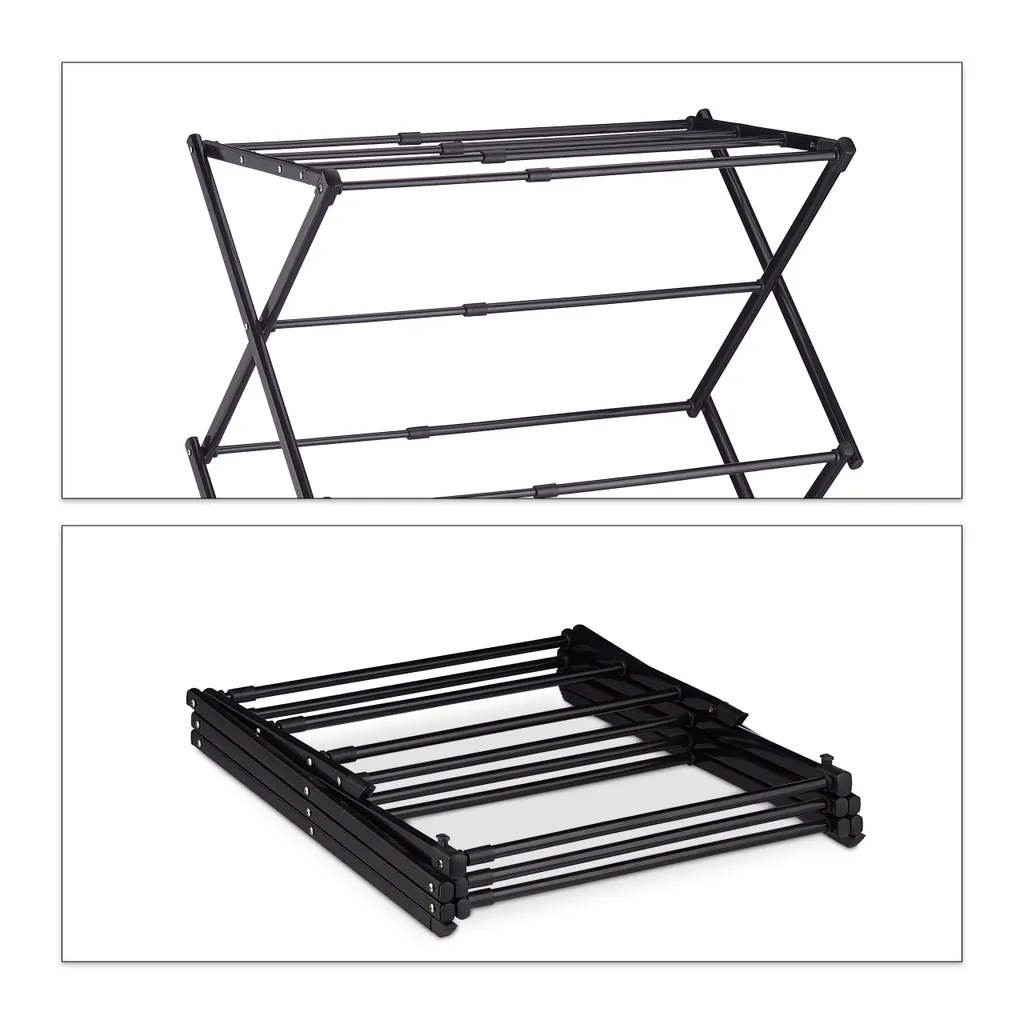 Relaxdays Wäscheständer Klappbar & Ausziehbar 8 Relaxdays Wäscheständer Klappbar & Ausziehbar – Bild 6