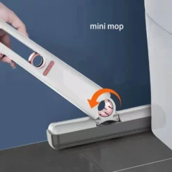 29.5CM Wasser Wischer Reinigung Mop Tragbarer Squeeze Mop Teleskopischer Mini-Wischmopp, Multifunktionaler Reinigungsmopp Badezimmer/Schreibtisch/Glasreinigung Wischmops -Haushaltswaren Store 1635915506936c742fc3db162cbf1fcd