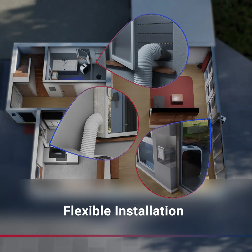 SUNTEC Mobiles Lokales Klimagerät Transform 10.500 Eco R290 | Für Räume Bis 46 M2 | Inkl. Abluftschlauch | Kühler Und Entfeuchter Mit ökologischem Kühlmittel R290 | 10.500 BTU/h 6 SUNTEC Mobiles Lokales Klimagerät Transform 10.500 Eco R290 | Für Räume Bis 46 M2 | Inkl. Abluftschlauch | Kühler Und Entfeuchter Mit ökologischem Kühlmittel R290 | 10.500 BTU/h – Bild 4