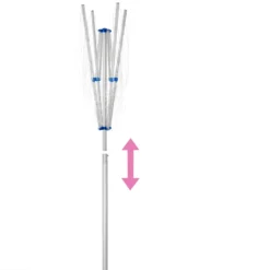 Monzana Wäschespinne Höhenverstellbar 33 M Wäscheleine Inkl. Bodenhülse Deckel Garten Wäscheständer Wäscheschirm Aluminium -Haushaltswaren Store 169f3f449341b4951a8bd3015045d575