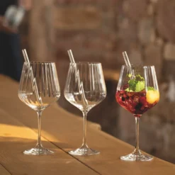 Nachtmann Gin&Tonic + 4 Glastrinkhalme 7574/8tlg. Tastes Good 103143 -Haushaltswaren Store 16e2ab01168d56f478b27419fdfd4e17