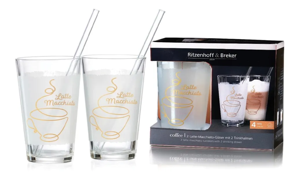 Ritzenhoff & Breker Latte-Macchiato-Set "COFFEE" 3 Ritzenhoff & Breker Latte-Macchiato-Set "COFFEE"