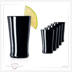 Schwarze Shotgläser Aus Glas Set 6 Teilig Pinnchen Wodkagläser 20ml (max. 30ml) -Haushaltswaren Store 1756bda887d521548db19b964b043b15